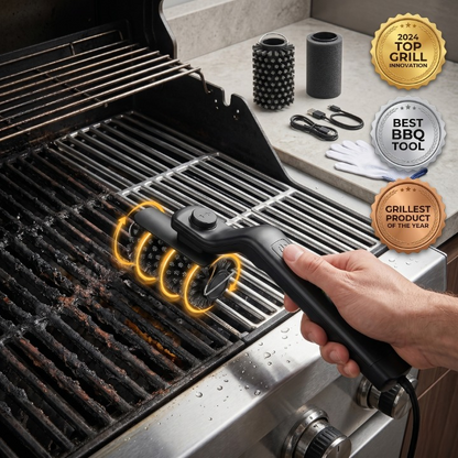 GrillBolt ™ Electric BBQ Brush Cleaner